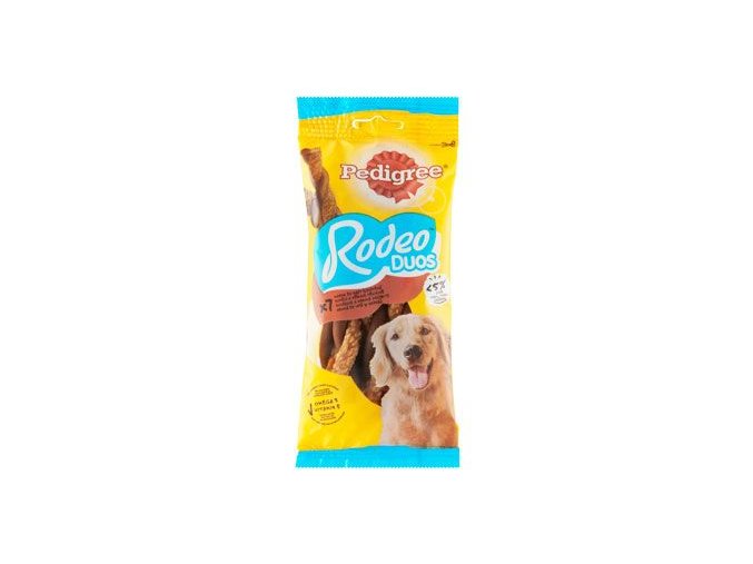 Pedigree Pochoutka Rodeo Duo hovězí a sýr 123g