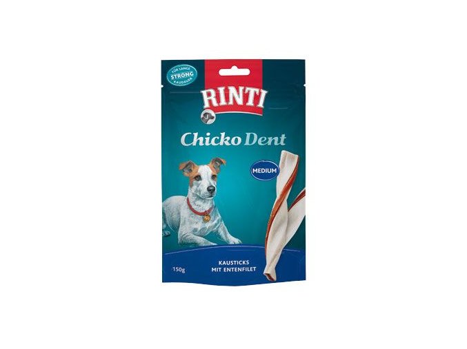 Rinti Dog Extra Chicko Dent pochoutka kachna M (150g)