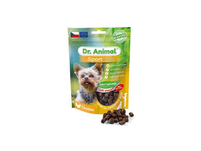 Pochoutka Dr. Animal Sportline kuře 100g