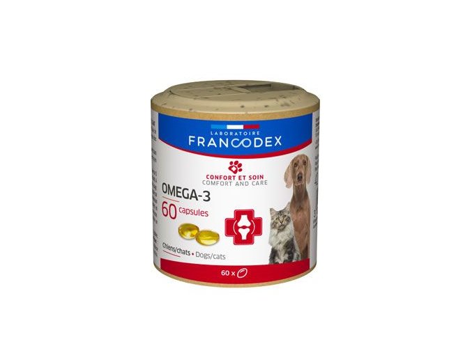 Francodex Omega 3 Capsules pes, kočka 60tab