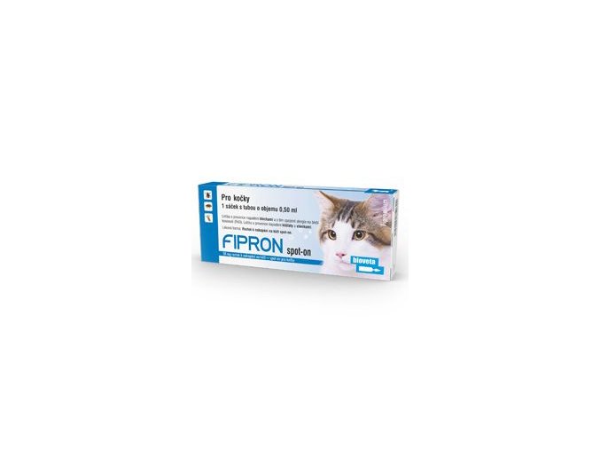 Fipron 50mg Spot-On Cat sol 1x0,5ml