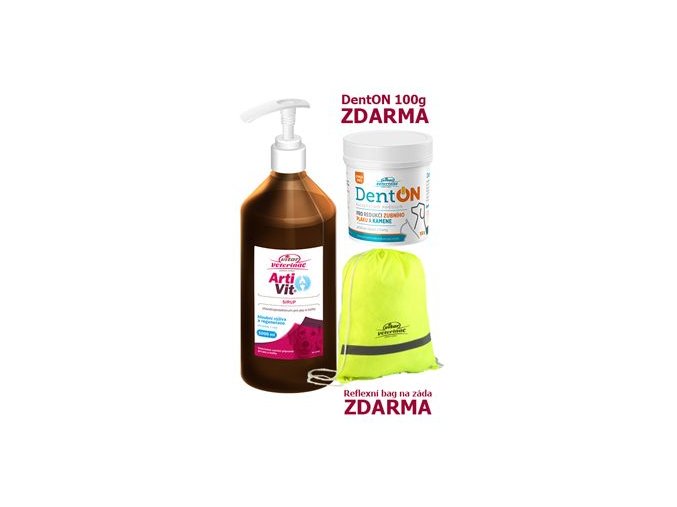 VITAR Veterinae ArtiVit Sirup 1000ml+DentON100g+batůže