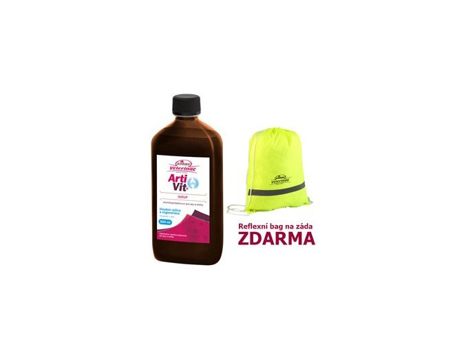 VITAR Veterinae ArtiVit Sirup 500ml+reflex batůžek