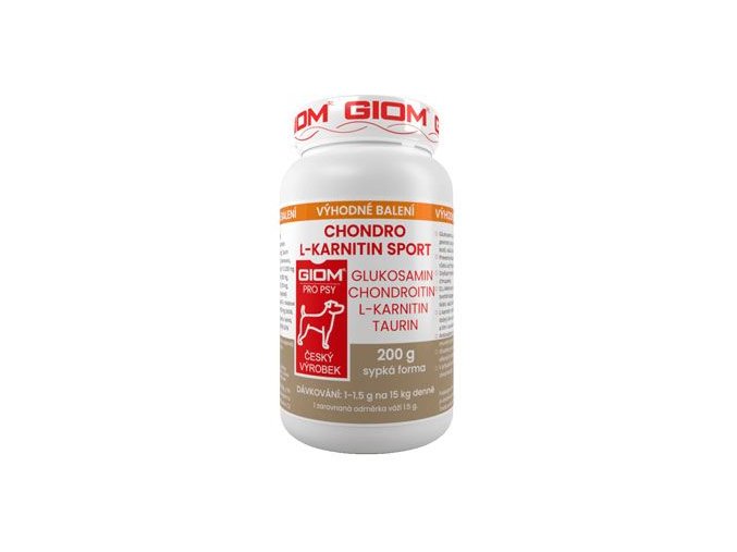 Giom pes Chondro L-karnitin SPORT 200g plv