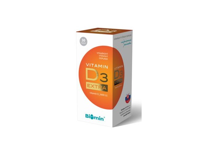 Vitamin D3 EXTRA Biomin 30tob