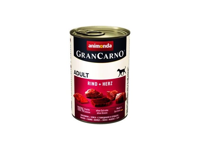 Animonda GRANCARNO konz. ADULT hovězí/srdce 400g