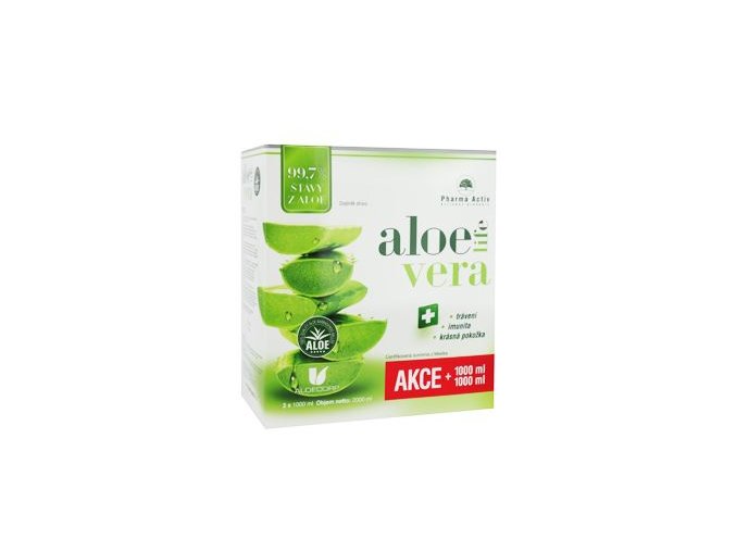 Aloe Vera šťáva 99.7% 1000ml 1ks +1ks navíc