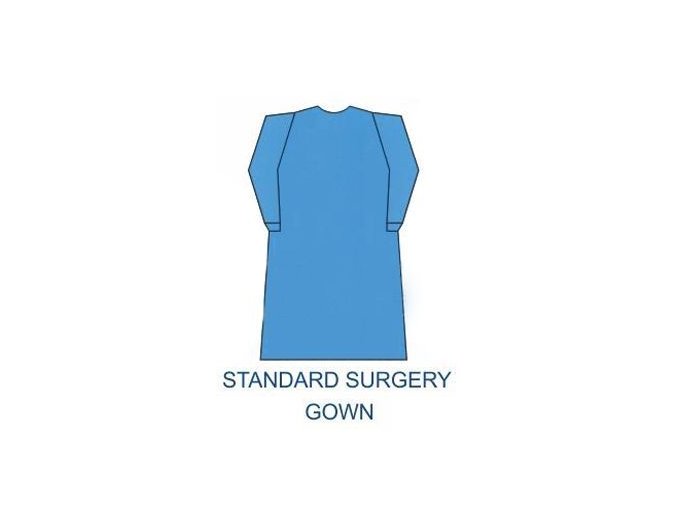Plášť Operační Standard modrý Vel XL 1kus
