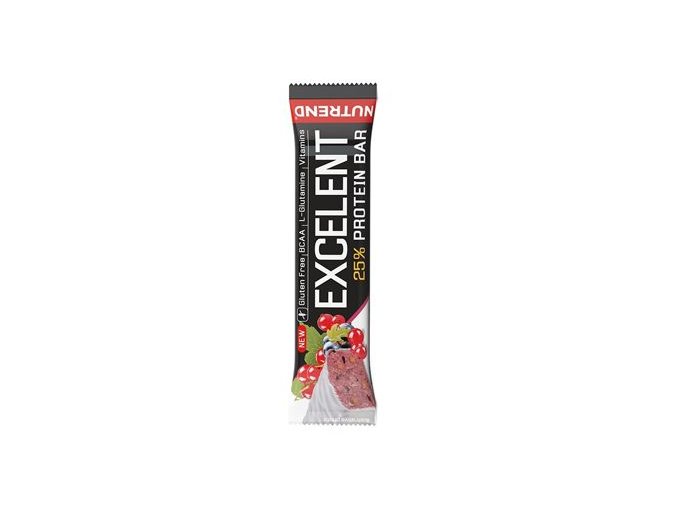 Nutrend Excelent Protein Bar Černý rybíz+brusinky 40g