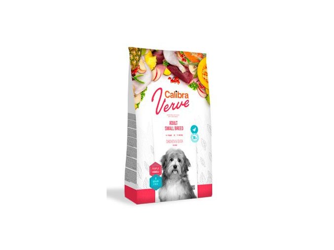 Calibra Dog Verve GF Adult Small Chicken&Duck 1,2kg