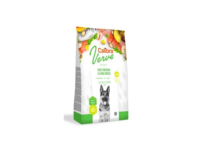 Calibra Dog Verve GF Adult M&L Salmon&Herring 12kg