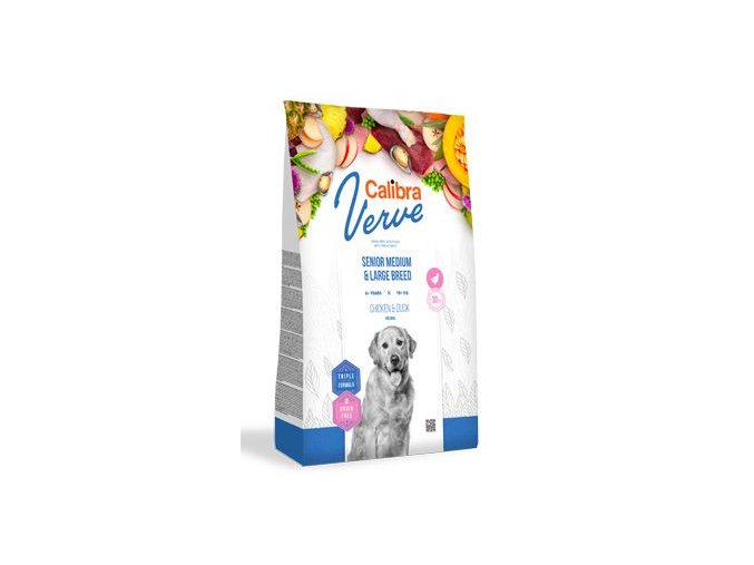 Calibra Dog Verve GF Senior M&L Chicken&Duck 2kg