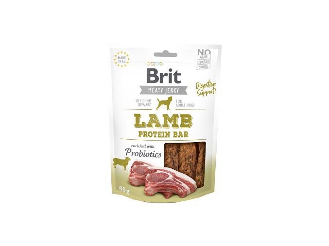 Brit Jerky Lamb Protein Bar 80g