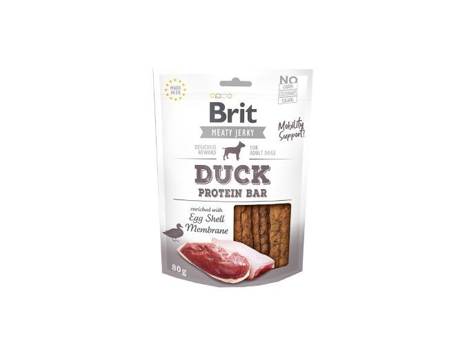 Brit Jerky Duck Protein Bar 80g