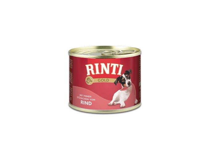 Rinti Dog Gold konzerva hovězí 185g