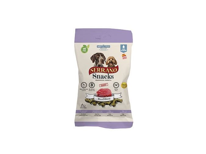 Serrano Snack for Dog-Beef 100g