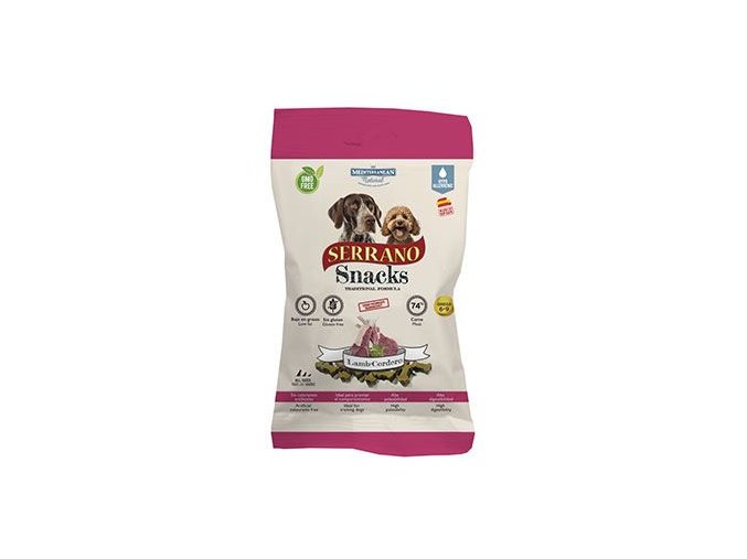 Serrano Snack for Dog-Lamb 100g