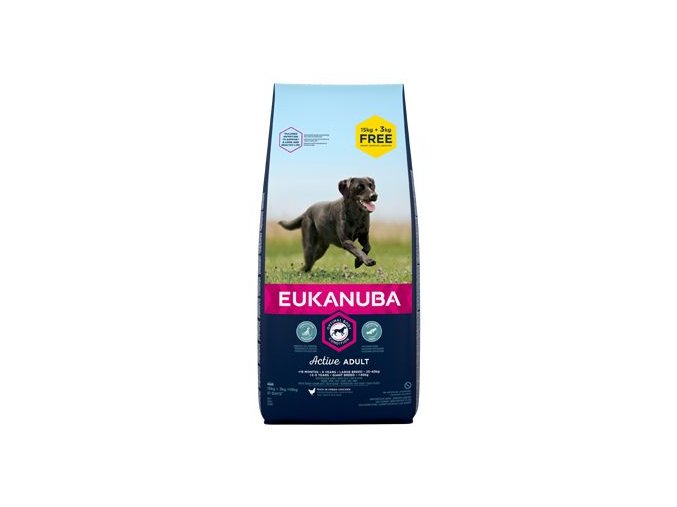 Eukanuba Dog Adult Large 18kg BONUS