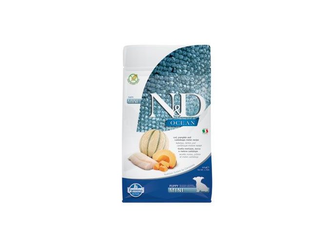 N&D OCEAN DOG Puppy Mini Codfish & Pumpkin &Melon 800g