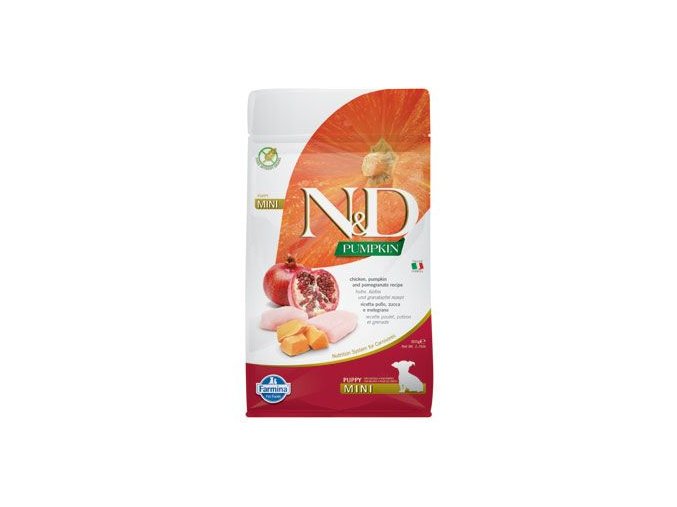 N&D Pumpkin DOG Puppy Mini Chicken & Pomegranate 800g