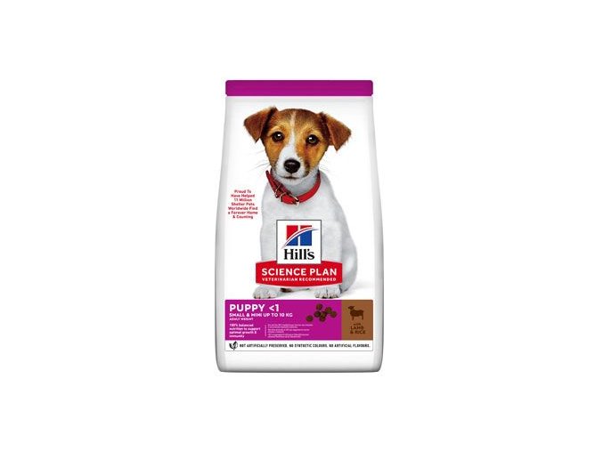 Hill's Can.Dry SP Puppy Small&Mini Lamb&Rice 1,5kg