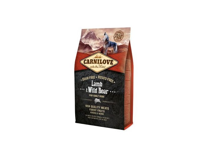 Carnilove Dog Lamb & Wild Boar for Adult 4kg