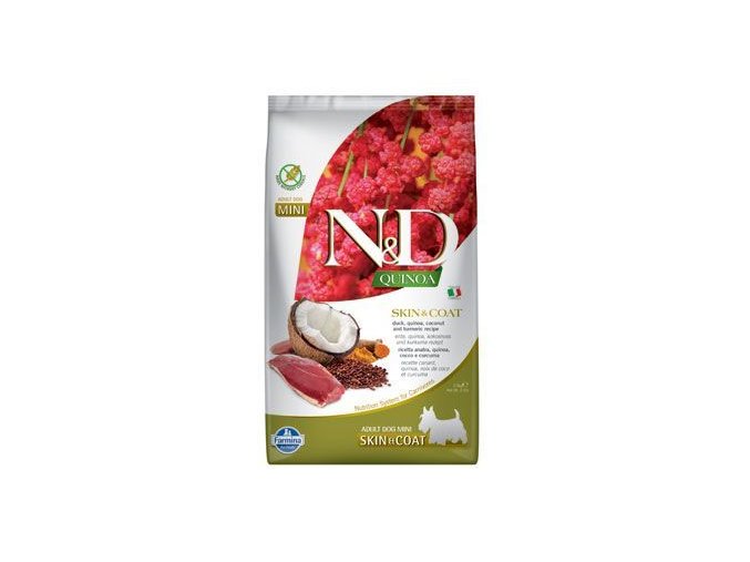 N&D Quinoa DOG Skin & Coat Duck & Coconut Mini 800g