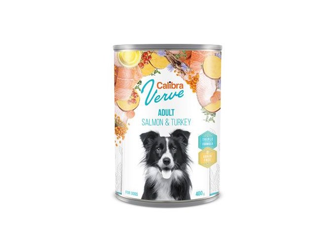 Calibra Dog Verve konz.GF Adult Salmon&Turkey 400g