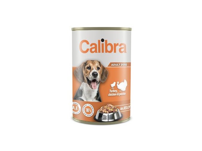 Calibra Dog konz.Turk,chick&pasta in jelly 1240g