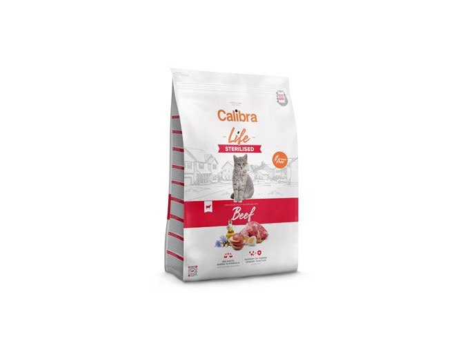 Calibra Cat Life Sterilised Beef 6kg