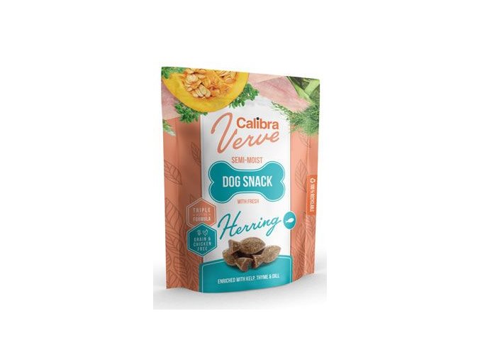 Calibra Dog Verve Semi-Moist Snack Fresh Herring 150g