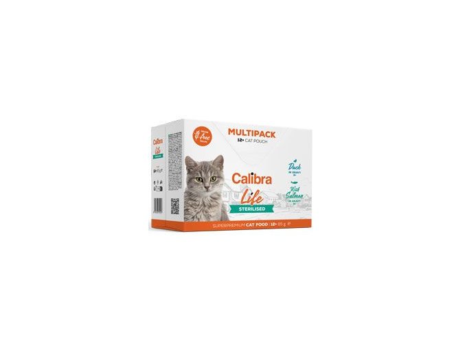 Calibra Cat Life kapsa Sterilised Multipack 12x85g
