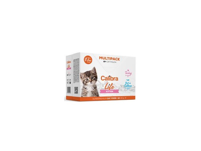 Calibra Cat Life kapsa Kitten Multipack 12x85g