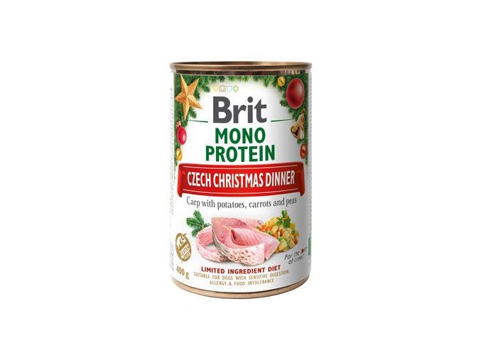 Brit Dog konz Mono Protein Christmas can 400g