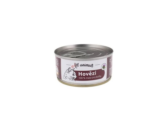 All Animals CAT hovězí mleté 100g