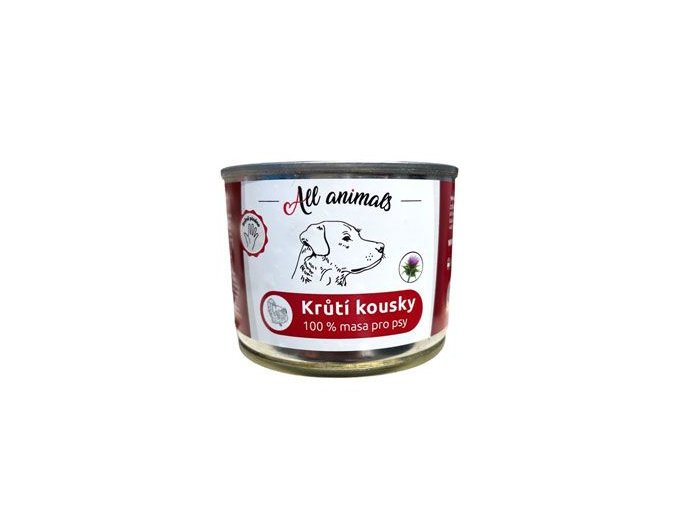 All Animals DOG Krůtí kousky 200g