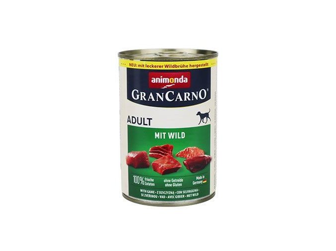 Animonda GRANCARNO konz. ADULT hovězí/zvěřina 400g