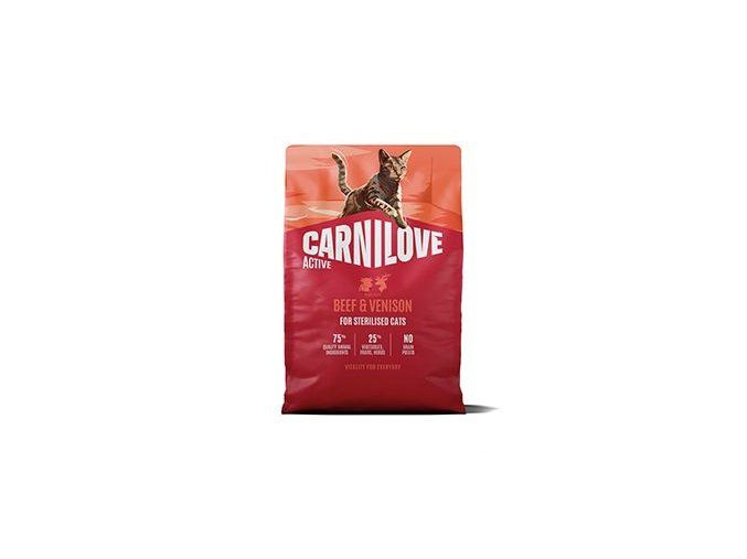 Carnilove Cat Active Dry Beef&Venis.Steril.Ad.AB2kg