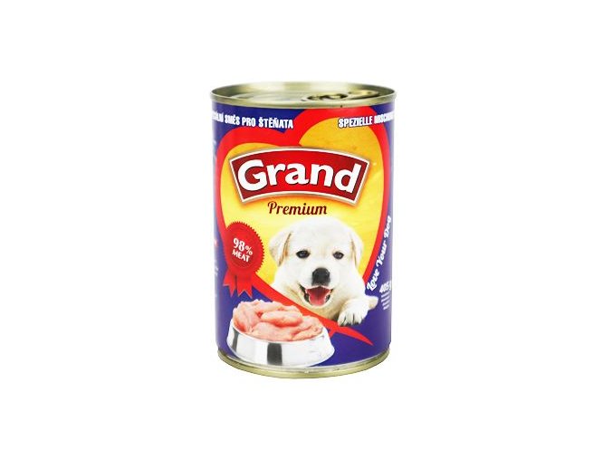 GRAND konz. štěně speciální mas.směs 405g