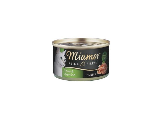 Miamor Cat Filet konzerva tuňák+zelenina v želé 100g