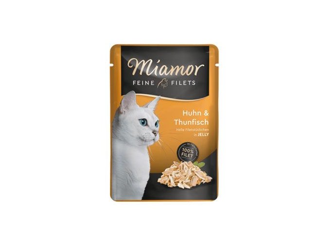 Miamor Cat Filet kapsa kuře+tuňák v želé 100g