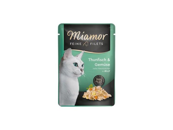 Miamor Cat Filet kapsa tuňák+zelenina v želé 100g