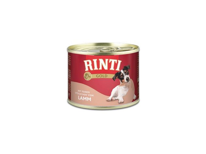 Rinti Dog Gold konzerva jehně 185g