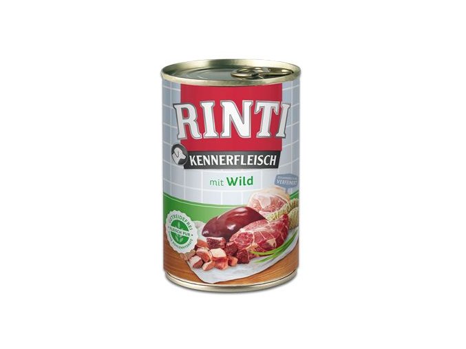 Rinti Dog Kennerfleisch konzerva zvěřina 400g