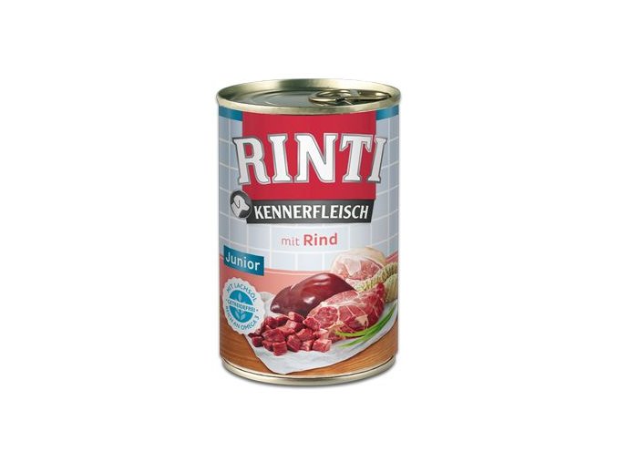 Rinti Dog Kennerfleisch konzerva Junior hovězí 400g