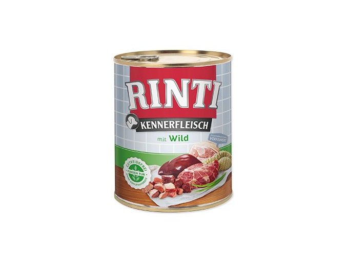 Rinti Dog Kennerfleisch konzerva zvěřina 800g