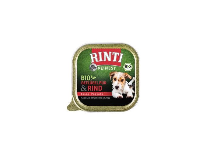 Rinti Dog BIO vanička hovězí 150g