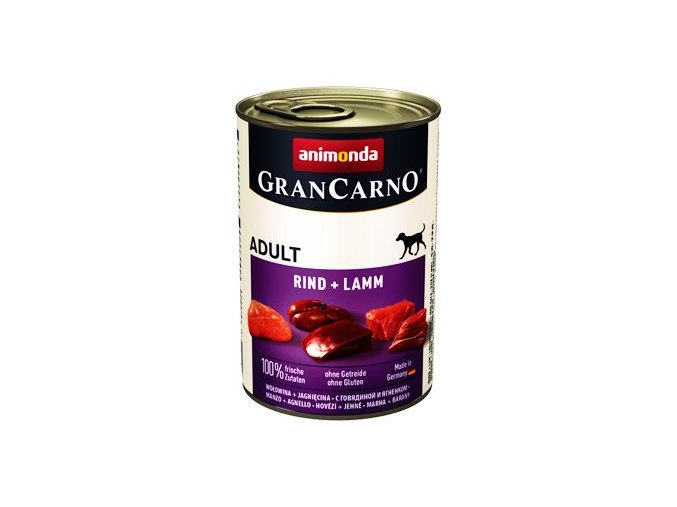 Animonda GRANCARNO konz. ADULT hovězí/jehněčí 400g