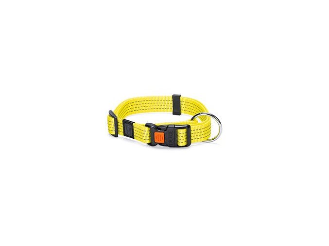 Obojek nylon ART Sportiv reflex 45-65/25 Žlutý KAR
