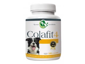 Colafit 4 na klouby pro psy černé/bílé 100tbl